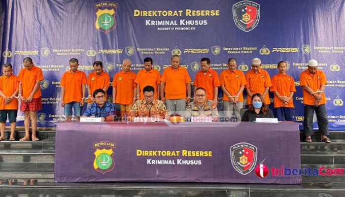 Ditreskrimsus Polda Metro Jaya Tangkap 12 Tersangka Pengedar Dolar Palsu