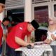 Ketua DPC PDI Perjuangan Kota Cilegon Reno Yanuar, saat berada di Kantor Pemilihan Umum (KPU) untuk mendaftarkan Caleg yang nanti akan bertarung di 2024 mendatang. (Foto : istimewah)