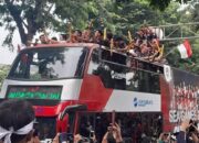 Atlet Sea Games dan Timnas U-22 Gelar Parade Kirab Arak-Arakan di Jakarta
