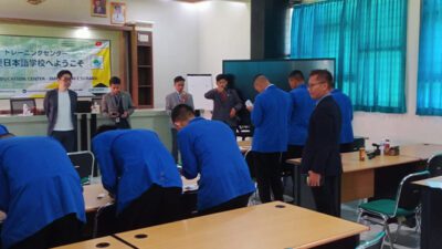 Hamaren Education Center dan PT Handex membuka peluang para pelajar SMKN 2 Kabupaten Subang untuk berkarir di Jepang. (Foto: Team Redaksi Triberita.com)