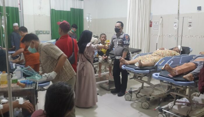 Korban Kecelakaan Bus Keluar dari RSUD Soeselo Slawi Tegal Menuju Kota Tangsel