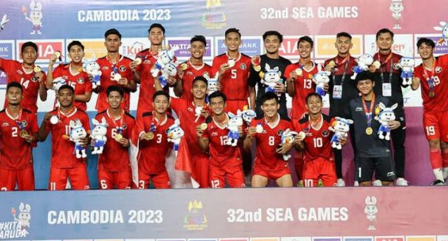 Kemenangan Tim Nasional Indonesia dari Thailand membuat Indonesia mendapatkan medali emas, Sore ini Indonesia akan gelar pawai meriah di Jakarta. (Foto: Sumber PSSI Official)