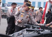 Kapolda Metro Periksa Kelayakan Peralatan, senjata  dan Rantis Ditsamapta PMJ