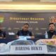 Kassubdit Resmob Bersama dengan Kanit 2 Resmob Polda Metro Jaya menggelar konferensi pers terkait penemuan mayat perempuan di Tol Cilincing. (Foto: Fathar)