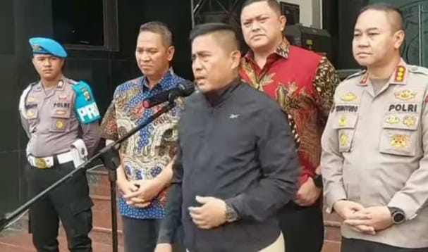 Kapolda Metro Jaya, meminta maaf terkait dengan Video Mario Dandy yang viral memasang kabel ties sendiri. (Foto: Fathar)
