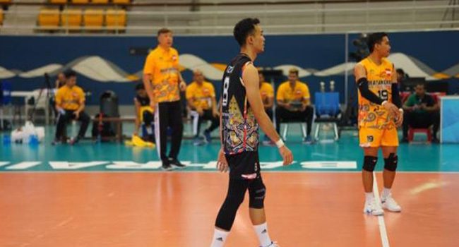 Tim Voley Bhayangkara Presisi berhasil lolos ke semifinal Pada AVC 2023. (Foto: Sumber Sport)