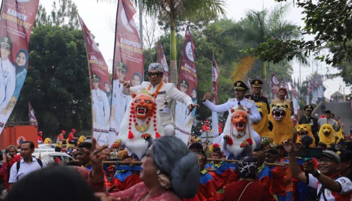 Genap Usia ke 16 Tahun KBB, Bupati Hengki Gelorakan Semangat Gotong Royong