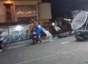 Viral, Gerombolan Genk XTC Menyerang dan Merusak Motor Warga di Minimarket Cianjur