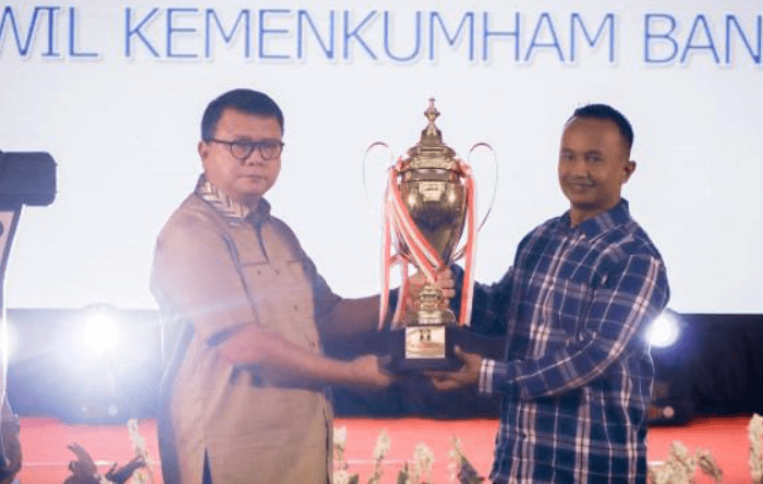 Lapas Pemuda Kelas IIA Tangerang, ikuti kegiatan Banten expo 2023. (Foto: Fathar)