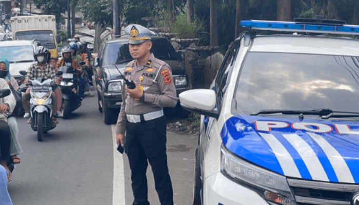 Libur Idul Adha, Satlantas Polres Bogor Berlakukan One Way di Jalur Puncak