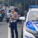 Guna antisipasi kepadatan lalu lintas, Satlantas Polres Bogor memberlakukan One Way di jalur puncak. (Foto: Fathar)