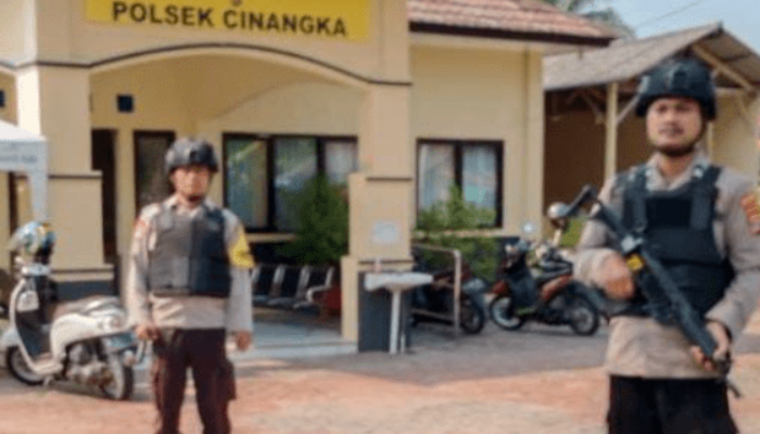 Antisipasi Gangguan Kamtibmas, Polsek Cinangka Polres Cilegon Polda Banten Perketat Penjagaan Sispam Mako