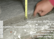 Proyek Pengecoran Jalan Lingkungan Gang Bapak Kasid Diduga Mencuri Volume Ketebalan Coran.