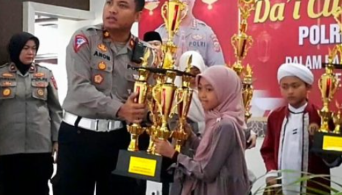 Jelang Hut Bhayangkara Ke-77, Satlantas Polresta Bandung Gelar Lomba Da’i Cilik