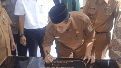 Peresmian Masjid Adz Zikra di komplek DPUPR. (Foto: Andika)