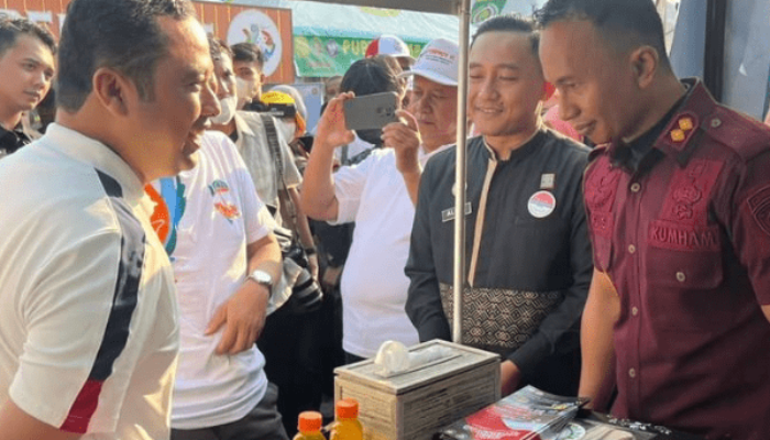 Lapas Pemuda Kelas IIA Tangerang Pamerkan Hasil Karya Warga Binaan di “Road Show Bus KPK”