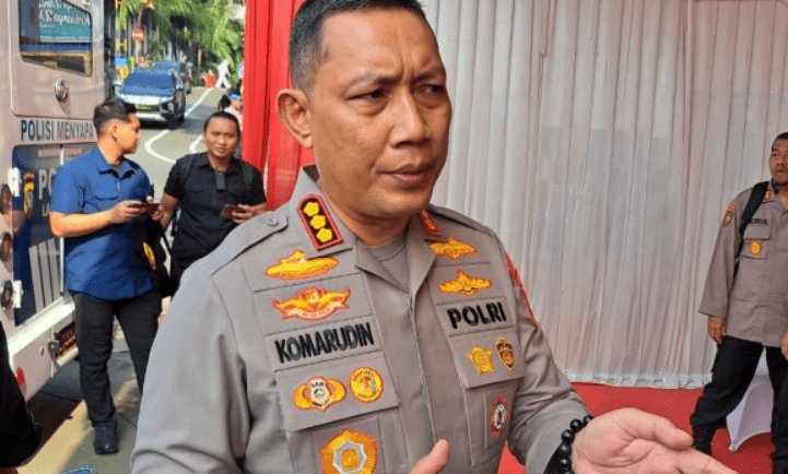Kapolres Metro Jakarta Pusat, menjelaskan pihaknya telah menetapkan 9 orang jadi tersangka kasus rumah aborsi. (Foto: Fathar)