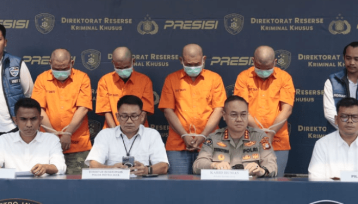 Ditreskrimsus Polda Metro Tangkap 4 Tersangka Penipuan Penjualan Tiket Coldplay