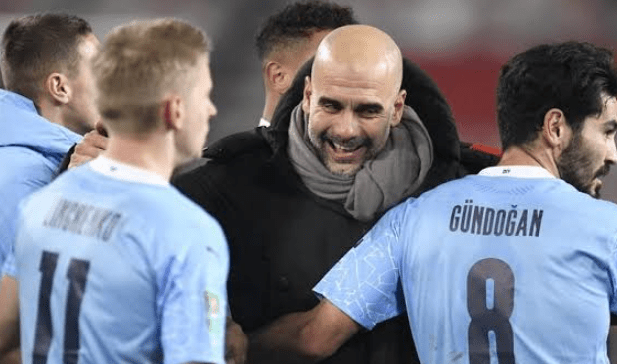 Manchester City, dipastikan menyabet treble winner setelah menang di tiga final. (Foto: Sumber Bola.net)