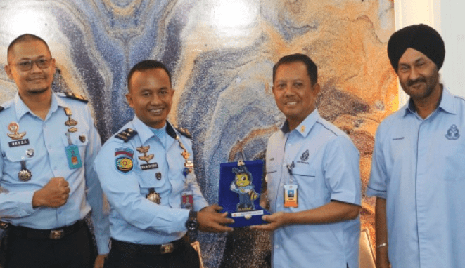 Lapas Pemuda Kelas IIA Tangerang menerima kunjungan dari jabatan penjara Malaysia. (Foto: Fathar)