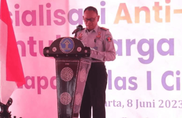 Lapas Kelas I Cipinang Sosialisasi anti narkoba kepada Warga Binaan. (Foto: Fathar)