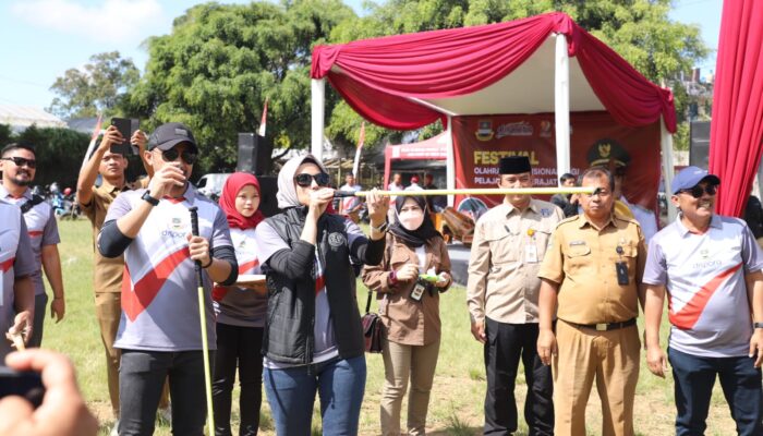Festival Olahraga Tradisional, Bupati Hengky Ajak Anak-anak Minimalisir Pengguna Gadget