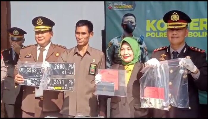 Pasutri Spesialis Pencuri Motor Dibekuk Polres Probolinggo Kota