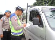 Hari Pertama Ops Patuh Maung 2023, Lantas Polres Cilegon Kerahkan 50 Personil