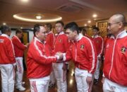 Sekjen Kemenkumham Pimpin Pelepasan Atlet Di Pornas KORPRI Ke XVI