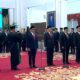 Presiden Jokowi secara resmi melantik Menkomonfo, Wakil Menteri, dan Anggota Watimpres (foto: Fathar)