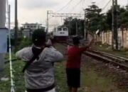 Diduga Bunuh Diri, Seorang Pria Nekad Tidur di Rel saat Kereta Api Melintas