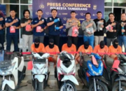 6 Pelaku Komplotan Curanmor Tangerang – Lampung Diringkus, 1 Pelaku Innalillahi
