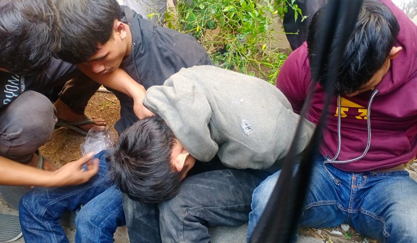 Kawanan curanmor yang membawa pistol mainan berhasil ditangkap