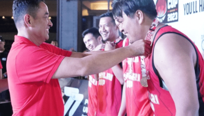 HUT Bhayangkara 77, Wakapolda Metro Jaya Hadiri Basket Three on Three