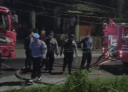 Diduga konsleting Listrik, Dua Rumah Dan Satu Motor Hangus Terbakar Di Cikarang