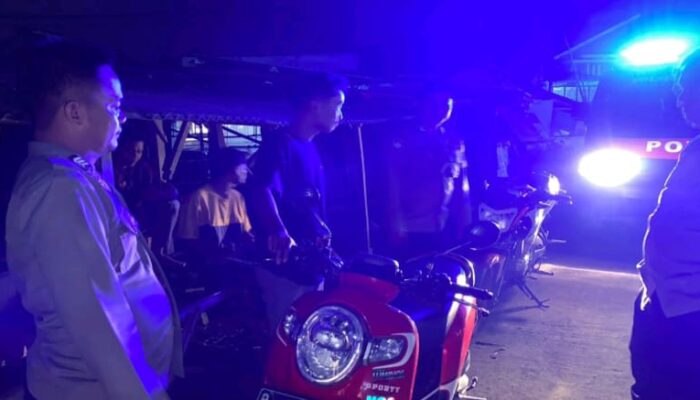 Antisipasi Berandal Jalanan dan Geng Motor, Jajaran Polsek Mancak Polres Cilegon Rutin Gelar Patroli Cipta Kondisi