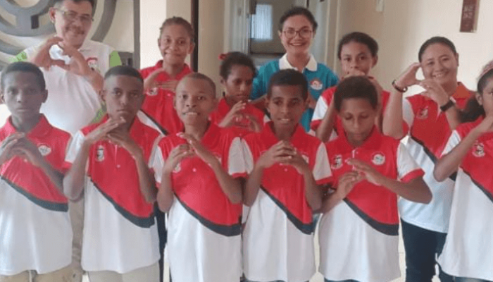 Sebanyak 10 siswa SD pintar berhitung cepat Gasing, Diundang Hadiri acara Presiden Jokowi Panen Jagung di Kabupaten Keerom Papua