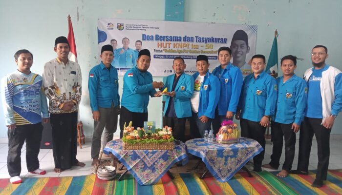 HUT Emas 50 Tahun KNPI, Doa Bersama Dan Tasyakuran Di Karawang