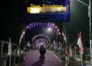 Sambut HUT RI ke 78, Jutaan Bola Lampu menghiasi Langit di Desa Kandang Pemalang 