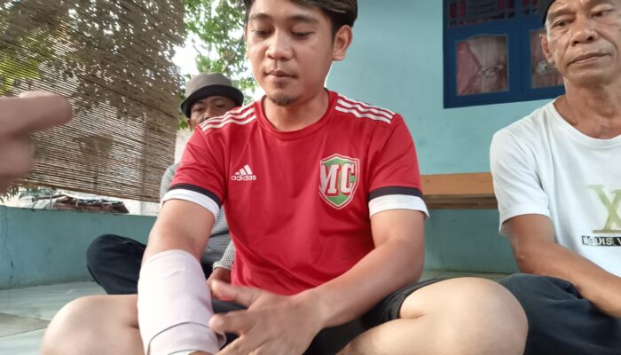 Sadis, Cerita Pilu Karim Dipepet Dan Dibacok Komplotan Begal Di Setu Bekasi, Ini Kondisinya 