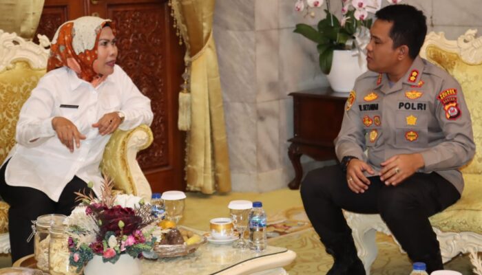 Jaga Sinergitas, Kapolres Serang Bersama Wakapolres Temui Bupati Serang