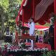 Bupati Bandung Barat Hengky Kurniawan pimpin upacara Peringatan ke-78 HUT RI di Lapangan Plasa Mekaraari Ngamprah, Kamis (17/8). foto FORKOPIM/ DEDEN