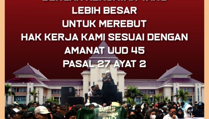 Aksi Jilid Dua, Siap – siap Pemkab Bekasi Banjir Kaum Penganggur