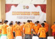 Polres Metro Bekasi Sita Barang Bukti 16 Motor, 14 Pelaku Ganjal ATM Dan Begal Diringkus
