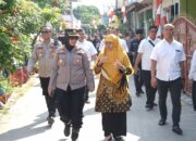 Cek Persiapan Lomba Kampung Bebas Narkoba, Wakapolres Metro Bekasi sapa Warga