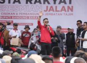 Diakhir Masa Jabatan Jadi Bupati, Hengki Resmikan Jalan Diwilayah Selatan Bandung Barat