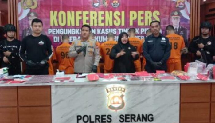 Polres Serang Bongkar Rumah Produksi Tembakau Gorila di Bogor Jawa Barat