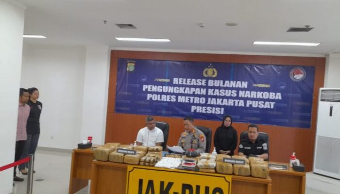 Polisi sebut Wilayah Jakpus 80 Persen Pengguna Narkoba dan Kriminalitas, berikut rinciannya