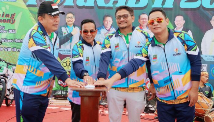 Komitmen Pemkab Bekasi, Sekda Buka Gelaran FORKAB Diikuti Ribuan Penggiat Olahraga