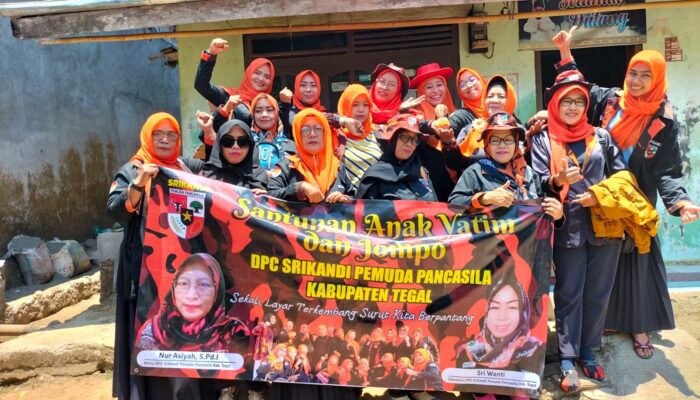 Peringati Maulid Nabi, DPC Srikandi PP Kabupaten Tegal Gelar Santunan sisir Yatim dan Jompo